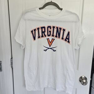 University of Virginia White Short Sleeve T-Shirt Men's Medium